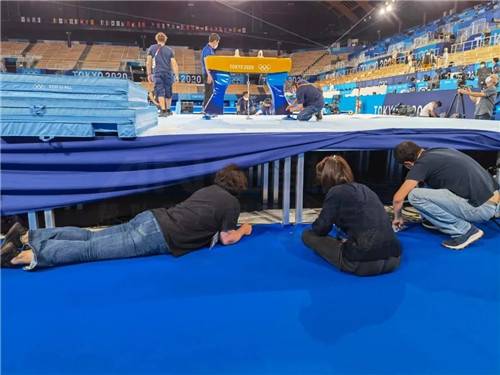 东京奥运会声光视讯工作团队