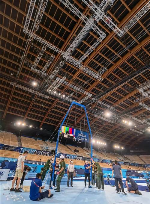 东京奥运会声光视讯工作团队