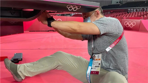 东京奥运会声光视讯工作团队